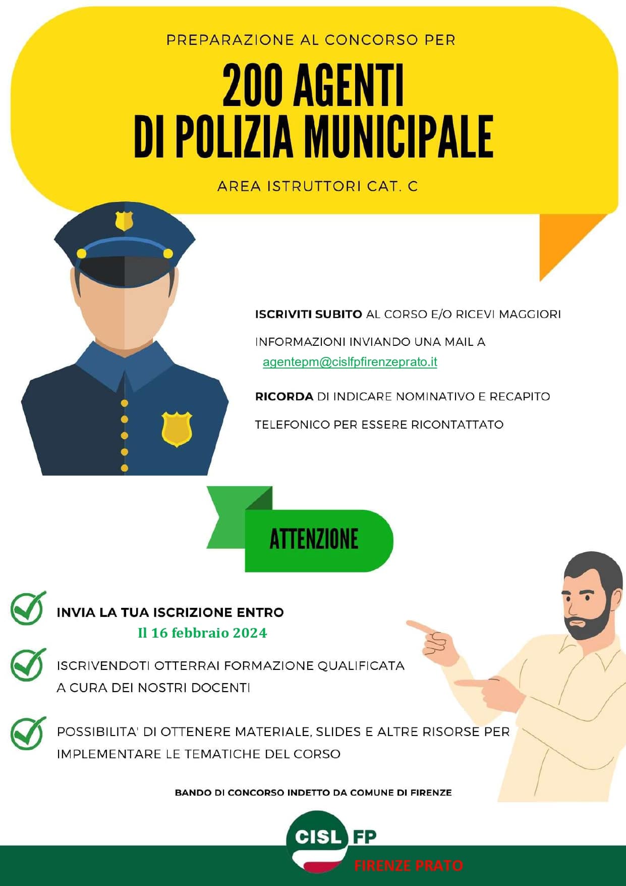 Corso Di Preparazione Al Concorso Per Agente Di Polizia Municipale Al